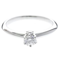 Autre Marque Anillo de compromiso Tiffany Classic Solitaire de platino Plata