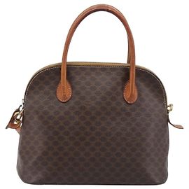 Céline Celine Macadam Leather Small Braun