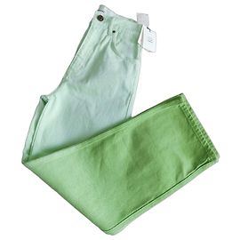 Jean droit Sandro SanNeuf dégradé vert Vert Vert clair