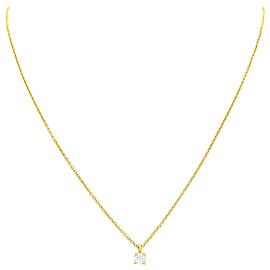 Colar Tiffany & Co, "Tiffany Solitaire", ouro rosa e diamante. Outro