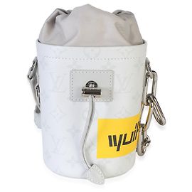 Bolsa Nano Louis Vuitton em canvas Monogram branco Chalk Marrom