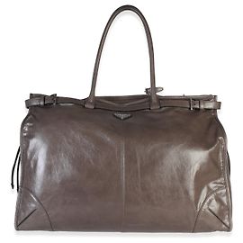 Prada Bonnie para homem em couro de bezerro distressed cor Clay Marrom