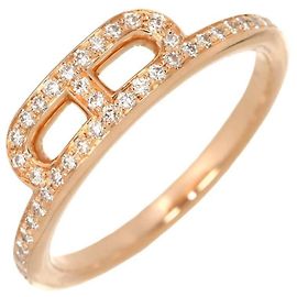 Hermès Hermes HERMES Link de #51 Ring in Pink Gold Golden