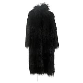 Cappotto lungo in eco-pelliccia nera Zadig & Voltaire Nero