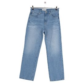 Autre Marque Jeans de corte reto em algodão azul SLVRLAKE Tamanho 28 Azul
