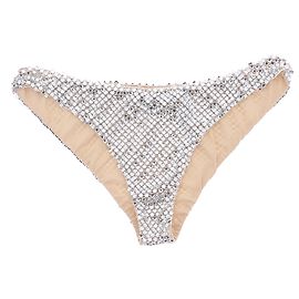 Autre Marque Slip di paillettes argentate Argento