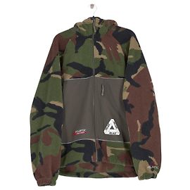 Autre Marque Chaqueta con capucha PALACE Corte Recto Caqui Camuflaje Caqui