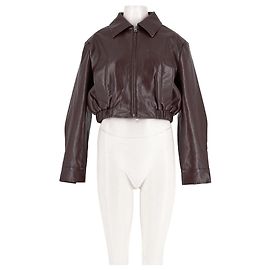 Agolde Lederjacke braun Braun