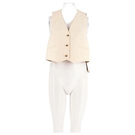 Cardigan court en coton beige Ba&Sh Beige