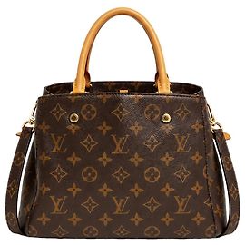 Louis Vuitton mala Montaigne BB em tela Monogram marrom Outro