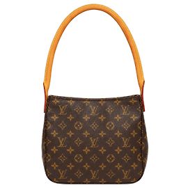 Louis Vuitton Brown 2002 Monogram canvas Looping MM shoulder bag Other