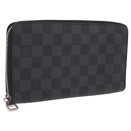 LOUIS VUITTON Damier Graphite Zippy Organizer Long Wallet N63077 LV Other