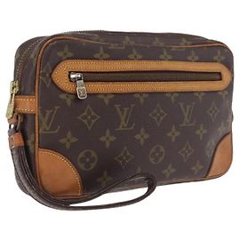 LOUIS VUITTON Monogram Marly Dragonne GM Clutch Bag M51825 LV Outro