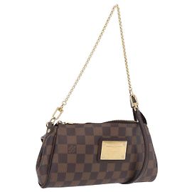 LOUIS VUITTON Damier Ebene Eva Shoulder Bag N55213 LV Outro