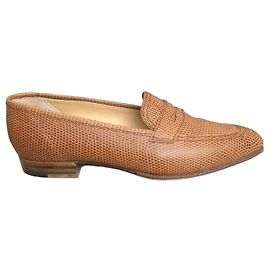 Autre Marque Mocassins Harel Paris em Couro Marrom
