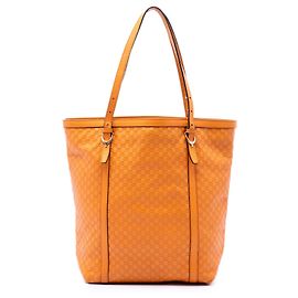 Gucci Orange Medium Microguccissima Nice Tote Orange