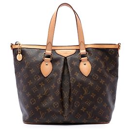 Louis Vuitton Brown Monogram Palermo PM Marron