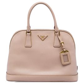 Bolso Prada Pink Large Saffiano Lux Open Promenade Satchel Rosa