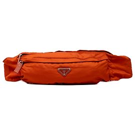 Borsa a cintura Prada in Tessuto Arancione Arancione