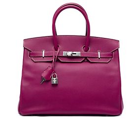 Hermès Pink Epsom Candy Verso Birkin Retourne 35 Rose Autre