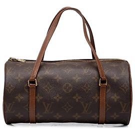 Louis Vuitton Brown Monogram Papillon 26 Castaño