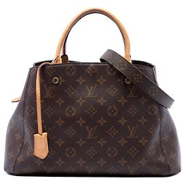 Louis Vuitton Brown Monogram Montaigne BB Marrom
