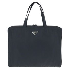 Prada Tessuto Nylon Briefcase Black