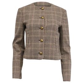 Veronica Beard Andrea Plaid Blazer in Multicolor Wool Multiple colors