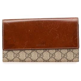 Cartera larga Gucci GG Supreme Multicolor