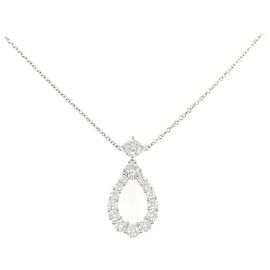 Collar Harry Winston Loop Extra Large de platino y diamantes Plata Metálico