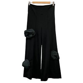 Autre Marque TOGA PULLA Smooth jersey flare pants Black