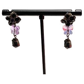 Autre Marque ANNA SUI Butterfly Stud Earrings Black