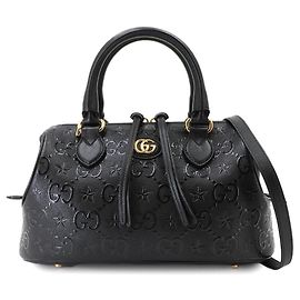 Sac à main 2-Way Gucci GG Star Medium Noir