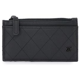 Chanel Matelassé Coin Purse Black