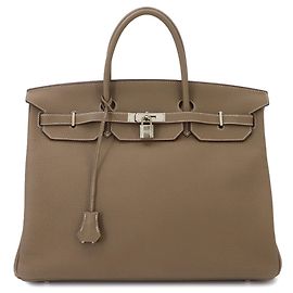 Hermès Bolsa Hermes Birkin 40 Togo Taupe