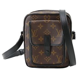 Louis Vuitton Monogram Macassar Christopher Wearable Wallet Shoulder Handbag M69404 Monogramma