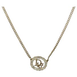Colar Christian Dior Logo CD Tom Dourado Outro