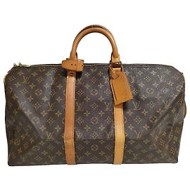 Louis Vuitton Keepall Bandouliere Monogram Canvas 50 Marron
