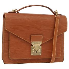 Louis Vuitton Epi Monceau 28 Borsa a mano Oro Altro