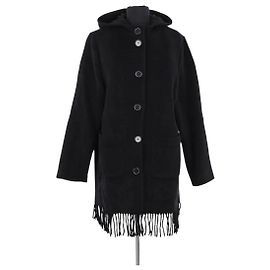Claudie Pierlot Black Wool Coat Black