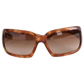 Gafas de sol Prada marrones de plástico Castaño