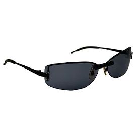 Gafas de Sol Shield Vintage Jean Paul Gaultier Finales de los 90 Negro Negro