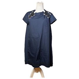 Vintage Sacai Mini Kleid Navy Black L Marineblau