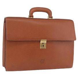 Loewe Borsa Documenti in Pelle Marrone Altro