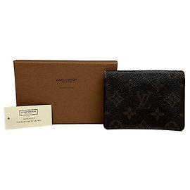 Portefeuille bifold Vintage Louis Vuitton Monogram Canvas Brown Marron