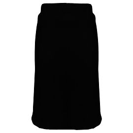 Jupe crayon classique en laine stretch noire Dolce & Gabbana Noir