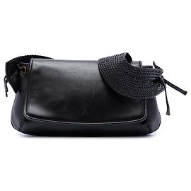 Bolsa de ombro Gucci em couro de bezerro preta Preto