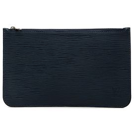 Pochette Louis Vuitton Epi Neverfull Blu Blu