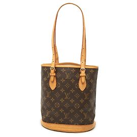Louis Vuitton Monogram Petit Bucket Marrone Marrone
