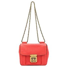 Chloé Sac à épaule Elsie en cuir rose Rose